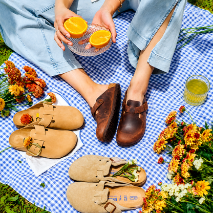 Boston Soft Footbed Suede Leather