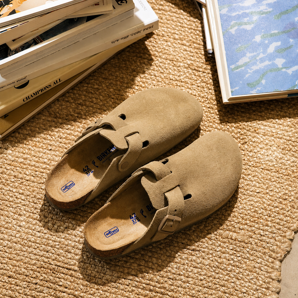 Boston Soft Footbed Suede Leather