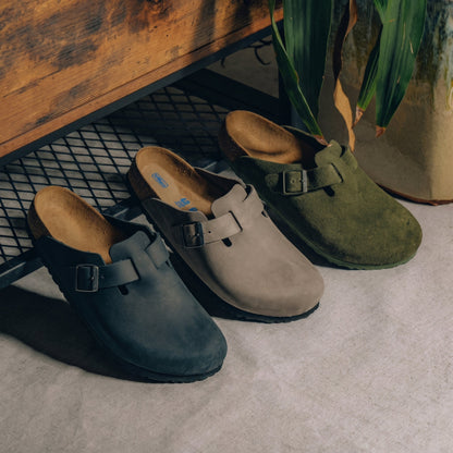 Boston Soft Footbed Suede Leather