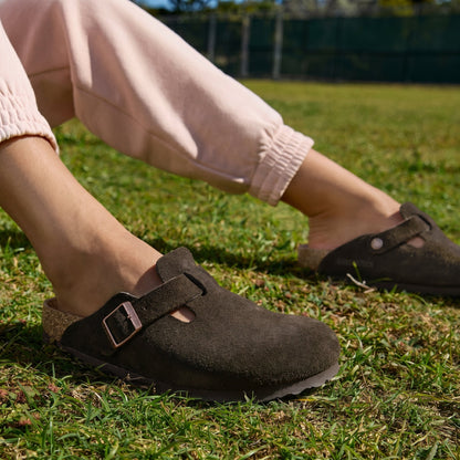 Boston Soft Footbed Suede Leather